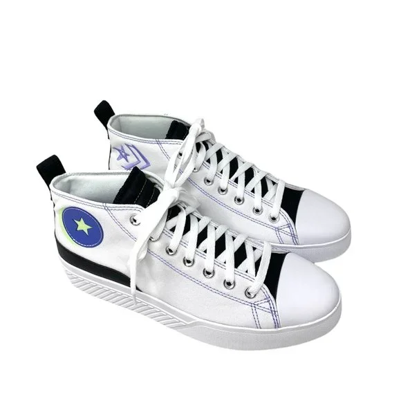 💖MEGA SALE💖Converse Shoes Men 171870C UNTITL3D CS MID White Black  Sneakers - Picture 3 of 11